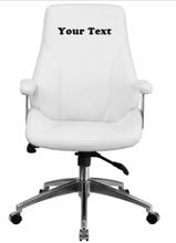 Cargar imagen en el visor de la galería, Custom Designed Mid Back Executive Chair With Your Personalized Name & Graphic