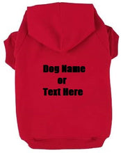Cargar imagen en el visor de la galería, Custom Personalized Design Your Own Dog Hoodie Sweatshirt (pet Clothing)