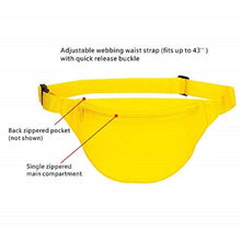 画像をギャラリービューアに読み込む, Custom Personalized 2 Zipper Quick Release Buckle Adjustable Waste Sport Fanny Pack | DG Custom Graphics