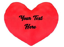 Cargar imagen en el visor de la galería, Custom Personalized Designed Heart Shaped Pillow (Valentines, Wedding, Christmas)