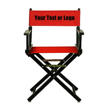Cargar imagen en el visor de la galería, Custom Designed Folding Directors Chair With Your Personal Or Business Logo.