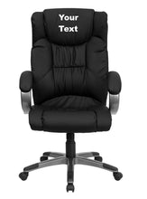 Cargar imagen en el visor de la galería, Custom Designed Executive Titanium Base Chair With Your Personalized Name & Graphic
