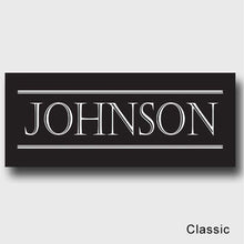 画像をギャラリービューアに読み込む, Personalized Family First Canvas Sign - Classic, Elegant, or Script | JDS