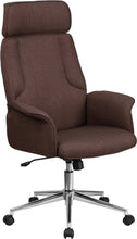 Cargar imagen en el visor de la galería, Custom Designed High Back Fabric Executive Chair With Your Personalized Name & Graphic