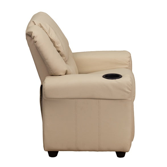 Children's recliner with discount cup holder personalized