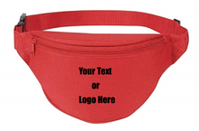 画像をギャラリービューアに読み込む, Custom Personalized 2 Zipper Quick Release Buckle Adjustable Waste Sport Fanny Pack | DG Custom Graphics