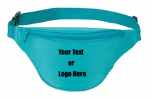 画像をギャラリービューアに読み込む, Custom Personalized 2 Zipper Quick Release Buckle Adjustable Waste Sport Fanny Pack | DG Custom Graphics