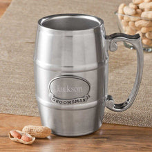 Cargar imagen en el visor de la galería, Personalized Tankard with Pewter Medallion