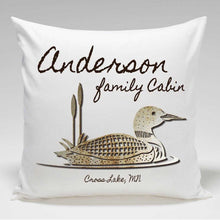 画像をギャラリービューアに読み込む, Personalized Cabin Throw Pillow | JDS