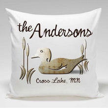 画像をギャラリービューアに読み込む, Personalized Cabin Throw Pillow | JDS
