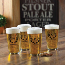 Load image into Gallery viewer, Personalized Pub Glass Set - Set of 4 | JDS