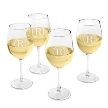 画像をギャラリービューアに読み込む, Personalized Wine Glasses - Set of 4 - White Wine - Wedding Gifts | JDS