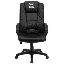 Cargar imagen en el visor de la galería, Custom Designed Executive Office Chair With Your Personalized Name & Graphic