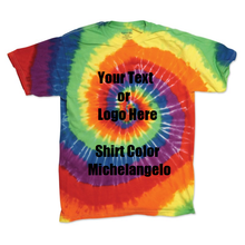 Cargar imagen en el visor de la galería, Custom Designed Personalized Tie Die T-shirts