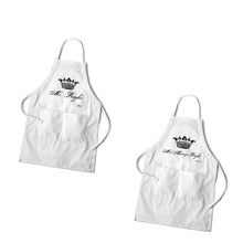 Cargar imagen en el visor de la galería, Personalized Couples White Apron Set | JDS