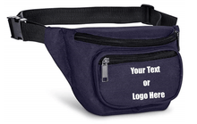 画像をギャラリービューアに読み込む, Custom Personalized 3 Zippered Compartments Adjustable Waste Sport Fanny Pack