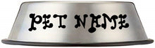Cargar imagen en el visor de la galería, Custom Personalize Your Stainless Steel Pet/Dog/Cat Bowl with Pet Name or Text
