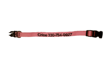 Cargar imagen en el visor de la galería, Custom Personalize Design Your Dog Collar with Pet Name & Contact Number