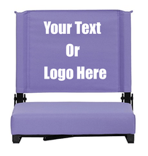 Cargar imagen en el visor de la galería, Custom Personalized Durable Stadium Chair with 3" Thick Comfortable Cushion