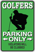 Cargar imagen en el visor de la galería, Personalized Novelty Sports Player Parking Sign, Bedroom Signs, Funny Gift Signs