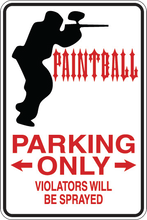 Cargar imagen en el visor de la galería, Personalized Novelty Sports Player Parking Sign, Bedroom Signs, Funny Gift Signs