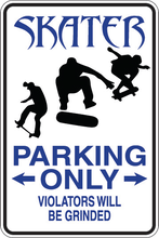 Cargar imagen en el visor de la galería, Personalized Novelty Sports Player Parking Sign, Bedroom Signs, Funny Gift Signs