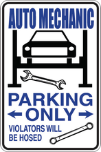 Cargar imagen en el visor de la galería, Personalized Novelty Sports Player Parking Sign, Bedroom Signs, Funny Gift Signs