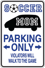 Cargar imagen en el visor de la galería, Personalized Novelty Sports Player Parking Sign, Bedroom Signs, Funny Gift Signs