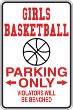 Cargar imagen en el visor de la galería, Personalized Novelty Sports Player Parking Sign, Bedroom Signs, Funny Gift Signs