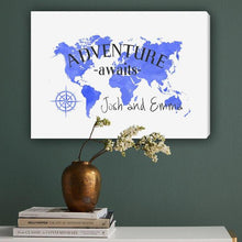 画像をギャラリービューアに読み込む, 18"x 24" Adventure Awaits Colorful Canvas | JDS