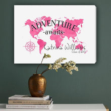 画像をギャラリービューアに読み込む, 18"x 24" Adventure Awaits Colorful Canvas | JDS