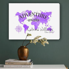 画像をギャラリービューアに読み込む, 18"x 24" Adventure Awaits Colorful Canvas | JDS