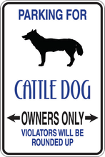 Cargar imagen en el visor de la galería, Personalized Novelty Pet Parking Sign, Animal Lover Signs, Funny Gift Signs