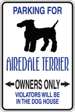 Cargar imagen en el visor de la galería, Personalized Novelty Pet Parking Sign, Animal Lover Signs, Funny Gift Signs