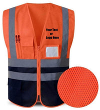 Load image into Gallery viewer, Custom Personalized Safety Vest Meets ANSI/ISEA Standards