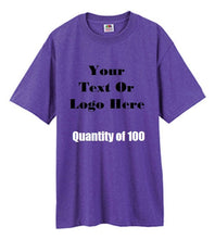 画像をギャラリービューアに読み込む, Custom Personalized Design Your Own T-shirt (lot Of 100)