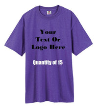 画像をギャラリービューアに読み込む, Custom Personalized Design Your Own T-shirt (lot Of 15)