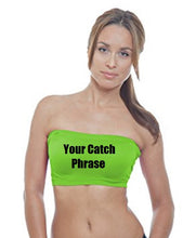 Load image into Gallery viewer, Custom Personalized Designed Basic Stretch Layer Seamless Tube Bra Bandeau Top