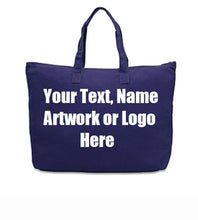 画像をギャラリービューアに読み込む, Custom Personalized Cotton Canvas Tote Bag