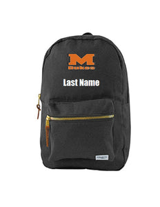 Custom Personalized Cotton Canvas Backpack. Great For School Or College.