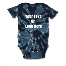 Load image into Gallery viewer, Custom Personalized Baby Tie-dye Infant Body Suit (creeper, Romper)
