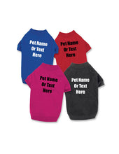 Cargar imagen en el visor de la galería, Custom Personalize Design Your Dog T-shirt (pet Clothing)