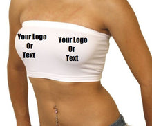 Load image into Gallery viewer, Custom Personalized Designed Basic Stretch Layer Seamless Tube Bra Bandeau Top