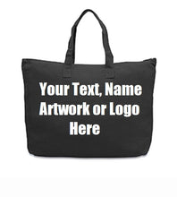 画像をギャラリービューアに読み込む, Custom Personalized Cotton Canvas Tote Bag