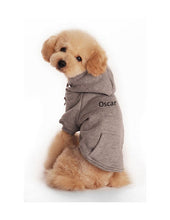 Cargar imagen en el visor de la galería, Custom Personalized Design Your Own Dog Hoodie Sweatshirt (pet Clothing)