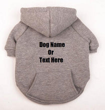 Load image into Gallery viewer, Custom Personalized Design Your Own Dog Hoodie Sweatshirt (pet Clothing)