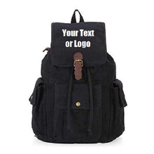 画像をギャラリービューアに読み込む, Custom Personalized Canvas Backpack 28 Liter Great For School Or College