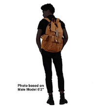 画像をギャラリービューアに読み込む, Custom Personalized Canvas Backpack 28 Liter Great For School Or College
