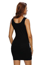 Cargar imagen en el visor de la galería, Custom Personalized Designed Women's Summer Classic Scoop Neck Sleeveless Bodycon Mini Tank Dress