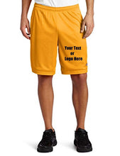画像をギャラリービューアに読み込む, Custom Personalized Designed Men's Long Mesh Short With Pockets